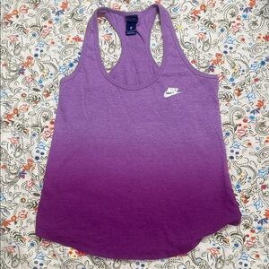 Nike Women's Ombre Purple Tank Top